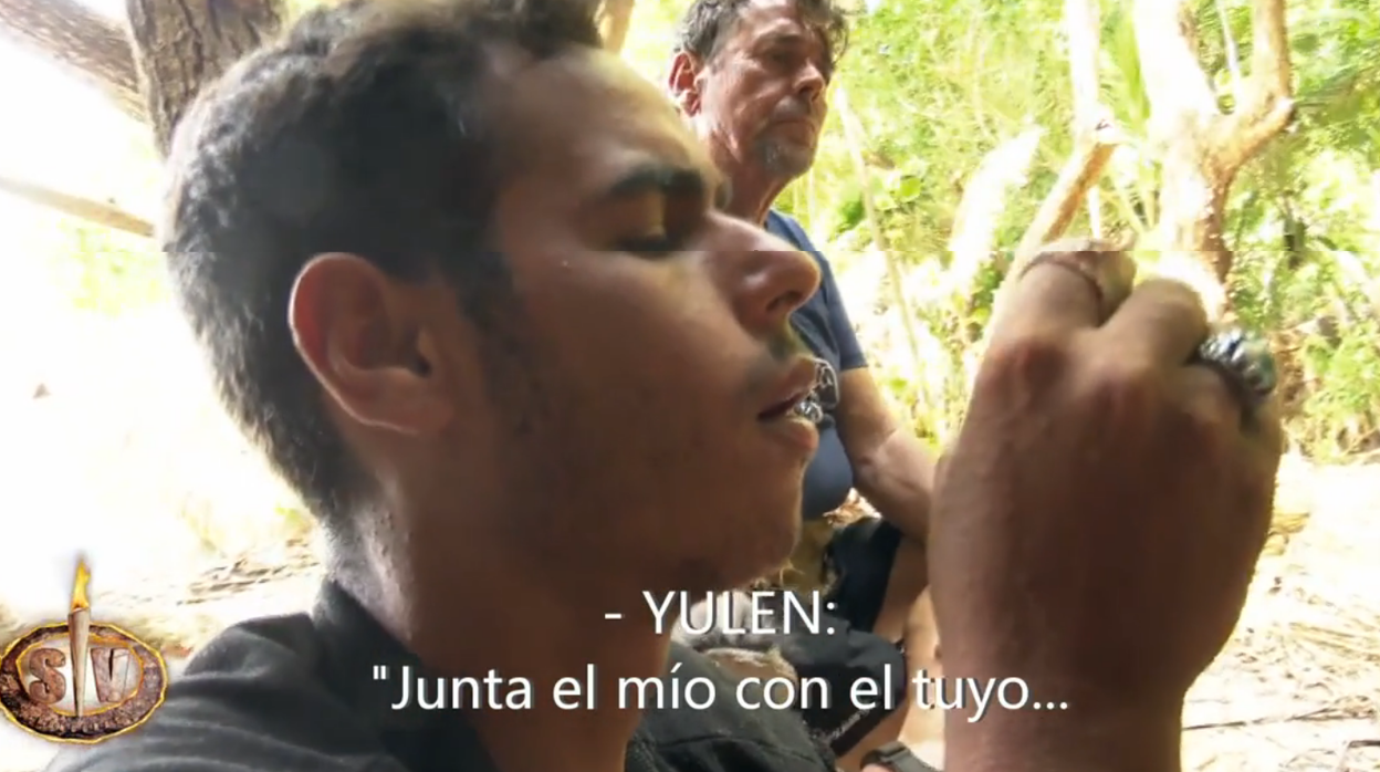 Anuar Beno ha conseguido hacer fuego en Playa Fatal