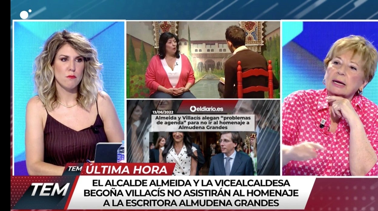 Celia Villalobos y Verónica Fumanal, en 'Todo es mentira'.