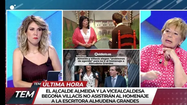 Celia Villalobos y su bronca de alto voltaje tras ser amenazada por su opinión de Almudena Grandes