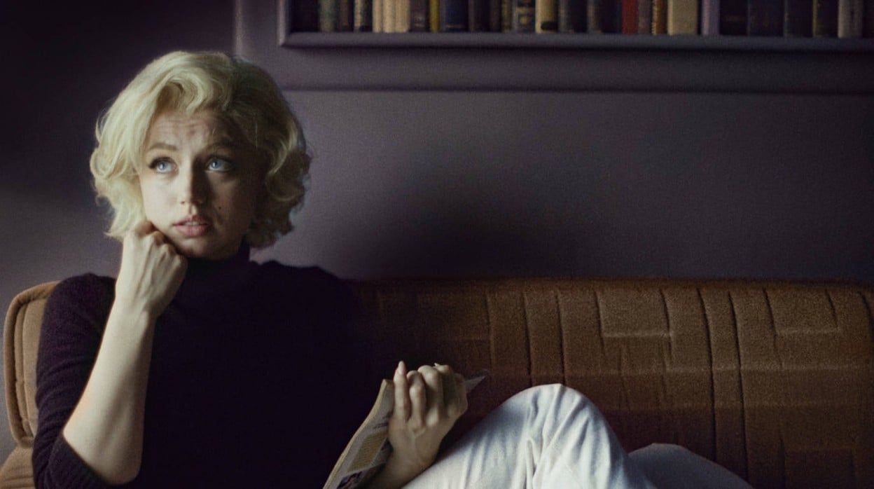 Imagen de la actriz Ana de Armas, caracterizada de Marilyn Monroe en 'Blonde'