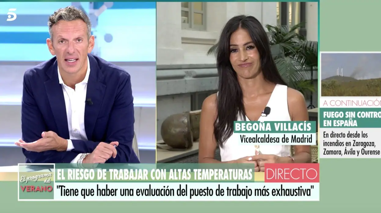 Joaquín Prat entrevista a Begoña Villacís en 'El programa de verano'.