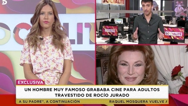 'Socialité' desvela el nombre de un  famoso que hizo cine porno travestido de Rocío Jurado