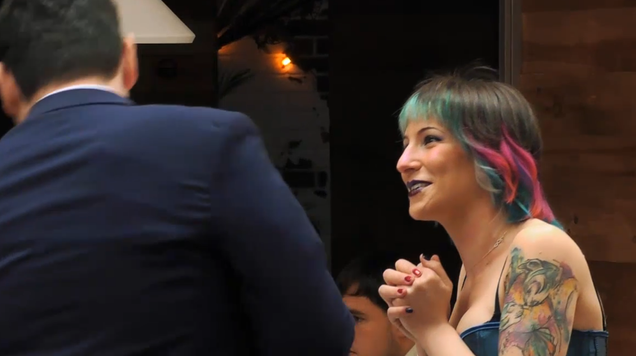 Judith le hace la cobra a Miguel en 'First Dates'