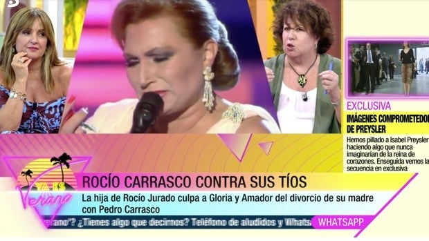 Una colaboradora desmiente a Rocío Carrasco y la avisa del íntimo secreto que le hizo su madre: «Te va a doler»