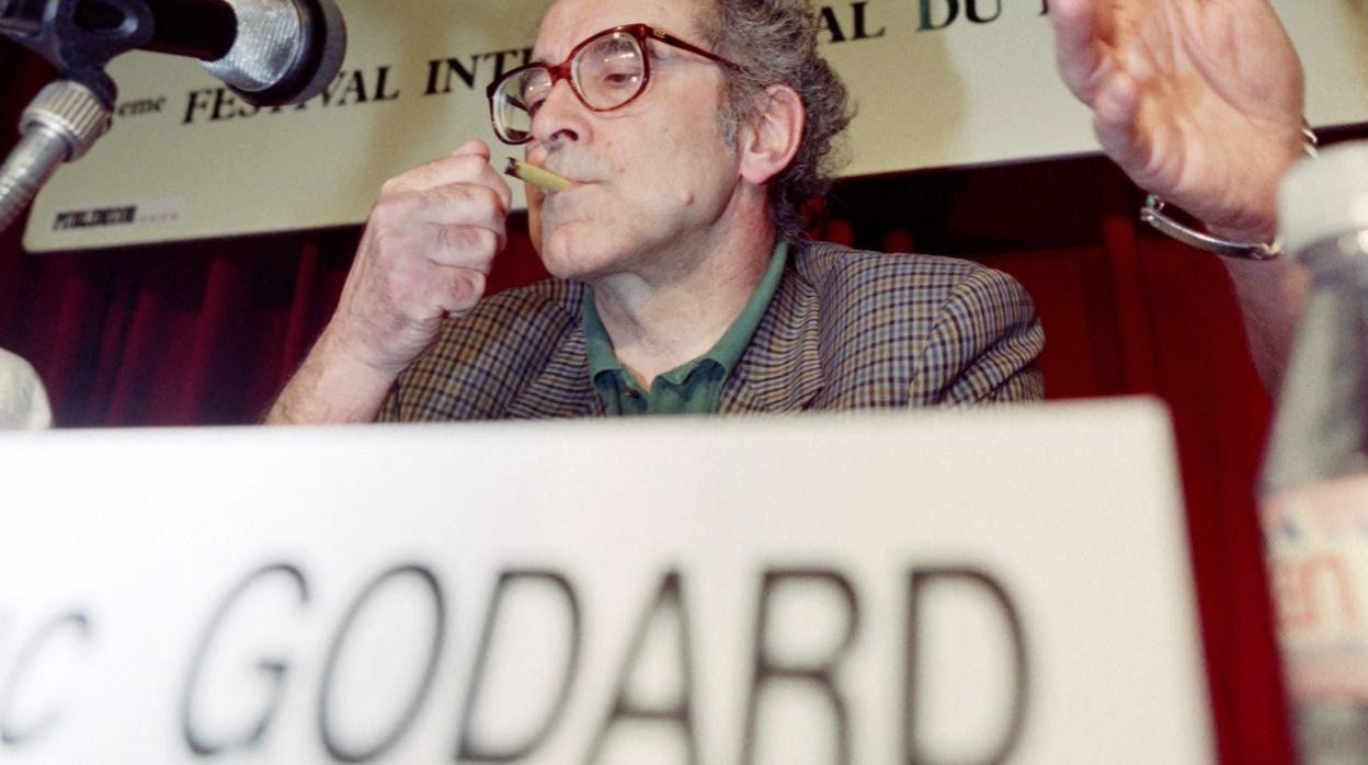 Godard, en la edición de Cannes de 1990