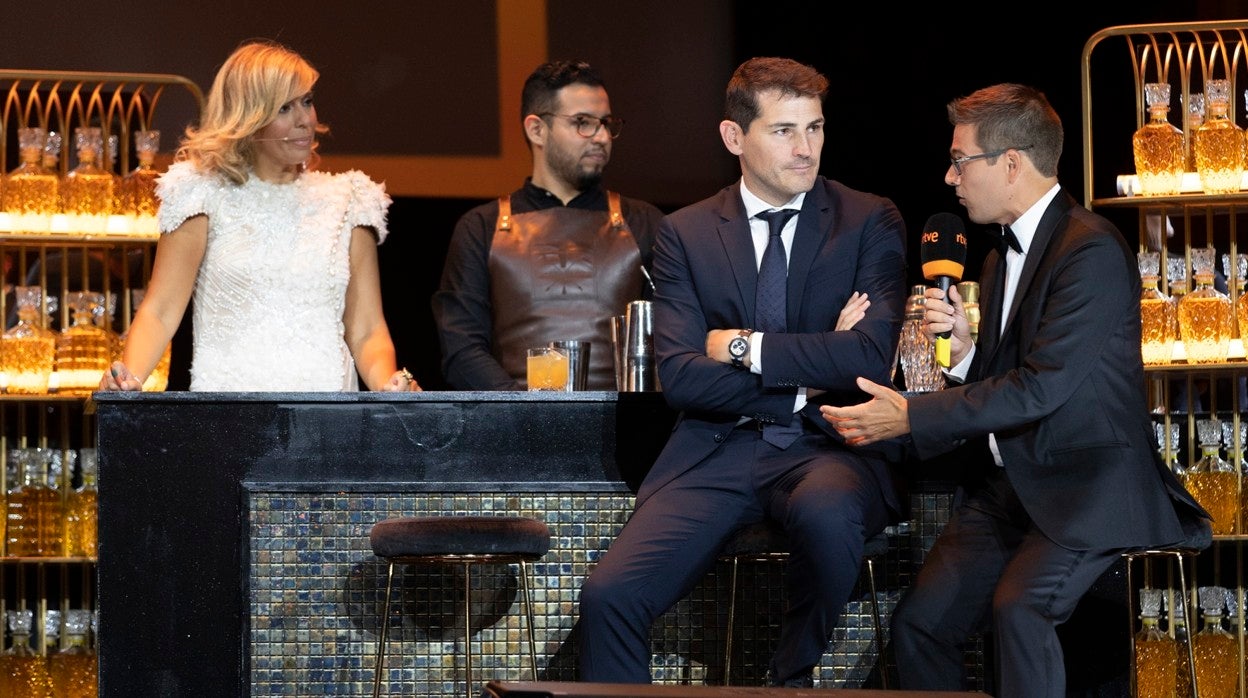 Un momento de la gala, con Iker Casillas en el escenario