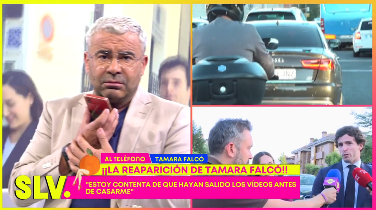 Jorge Javier Vázquez habla con Tamara Falcó por telefóno