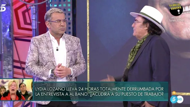 Jorge Javier Vázquez aprovecha la visita de Al Bano para lanzarle una pulla a Telecinco: «No cambiamos»