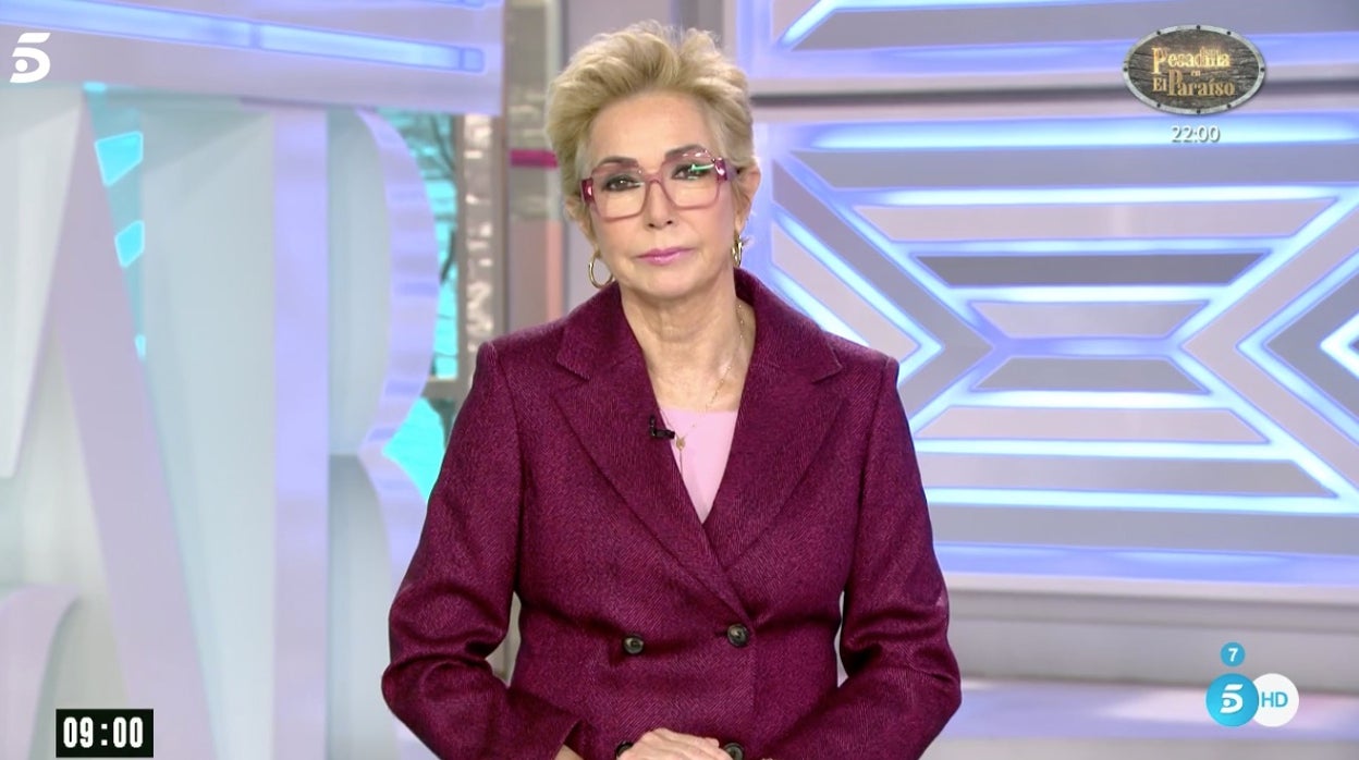 Ana Rosa Quintana, presentadora de 'El programa de Ana Rosa'.