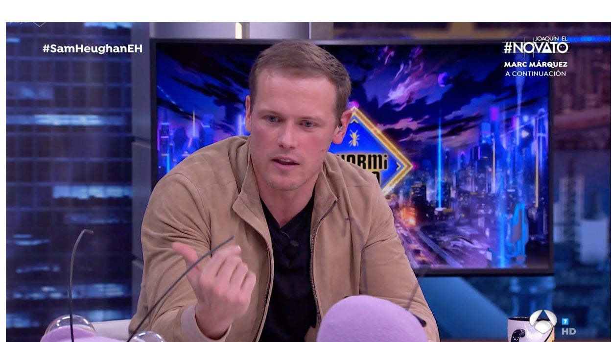 Sam Heughan se ha estrenado en 'El Hormiguero'