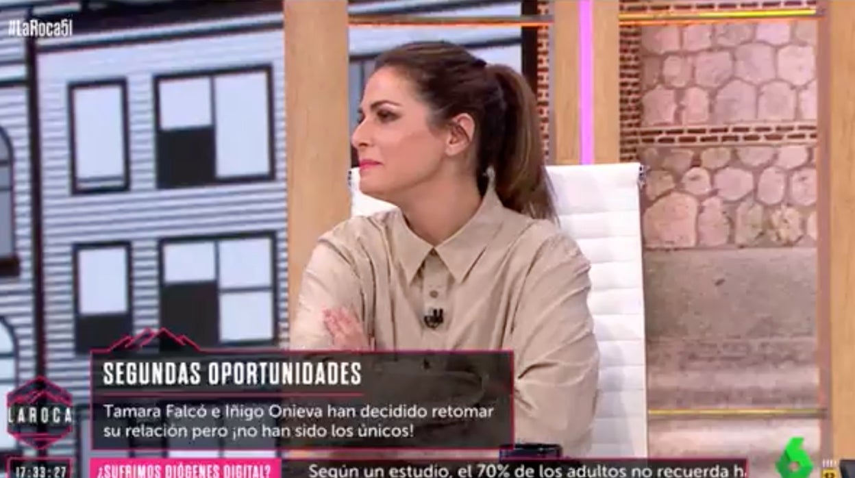 Nuria Roca, presentadora de 'La Roca'.