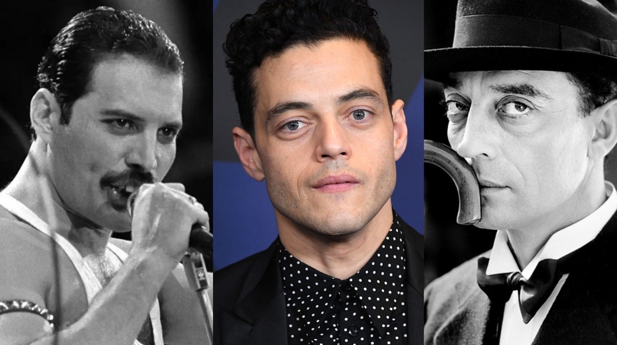 Freddy Mercury, Rami Malek y Buster Keaton