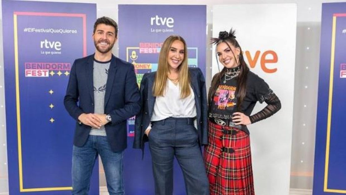 Los presentadores del Benidorm Fest