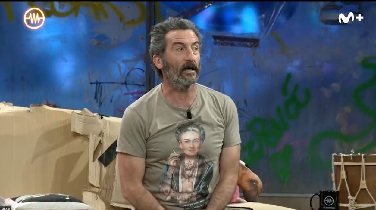 Luis Zahera acudió a 'La Resistencia'.