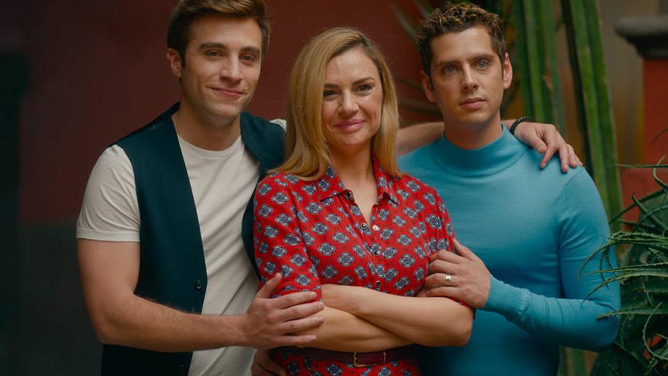 Escena en primicia de 'La novia de América', la nueva comedia de Miren Ibarguren