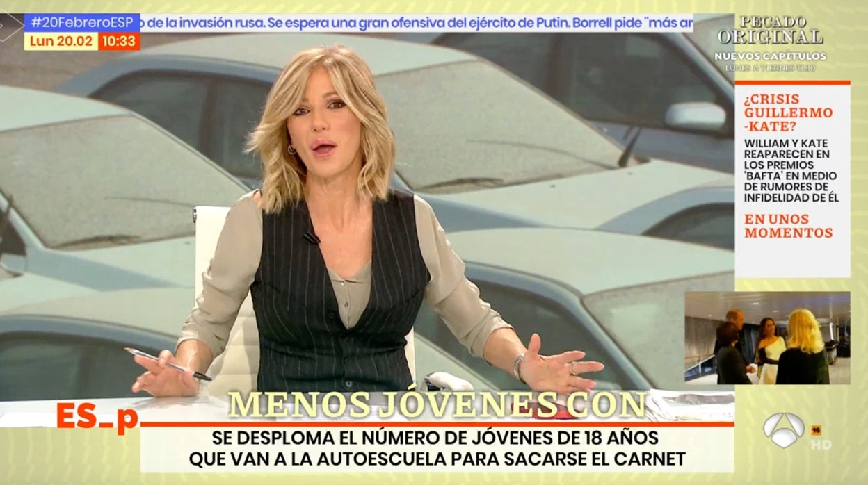 Susanna Griso, presentadora de 'Espejo Público'.