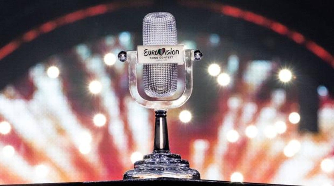 El trofeo de Eurovisión, el micrófono de cristal