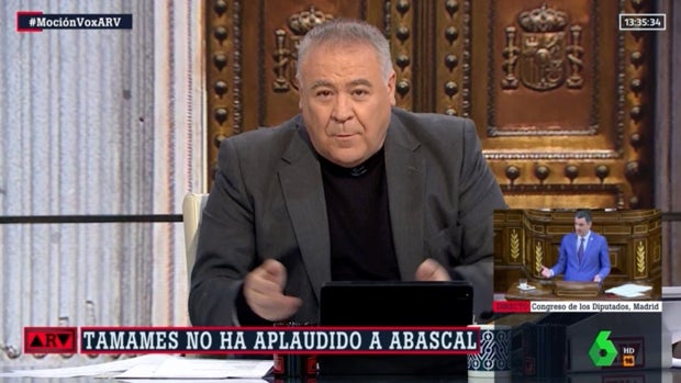 Ferreras explica en 'Al rojo vivo' el motivo por el que Tamames no ha aplaudido a Abascal