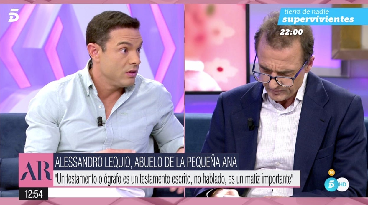 Antonio Rossi ha informado de Ana Obregón en 'El programa de Ana Rosa'.