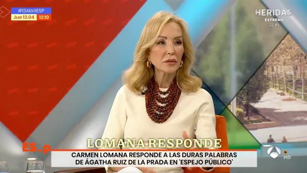Carmen Lomana no aguanta lo que se atreve a decirle un colaborador y le 'amenaza': «A que me levanto»