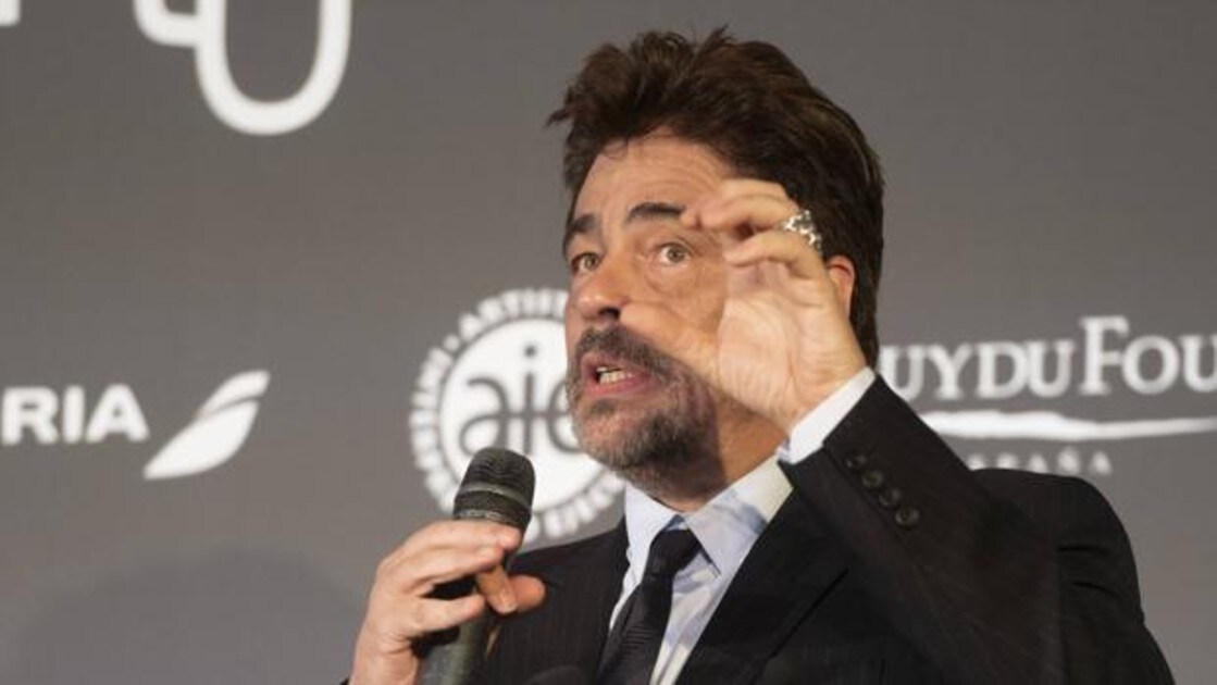 Benicio del Toro y el canto a la hispanidad de los premios Platino: «En  Hollywood las historias no están diseñadas para las minorías»