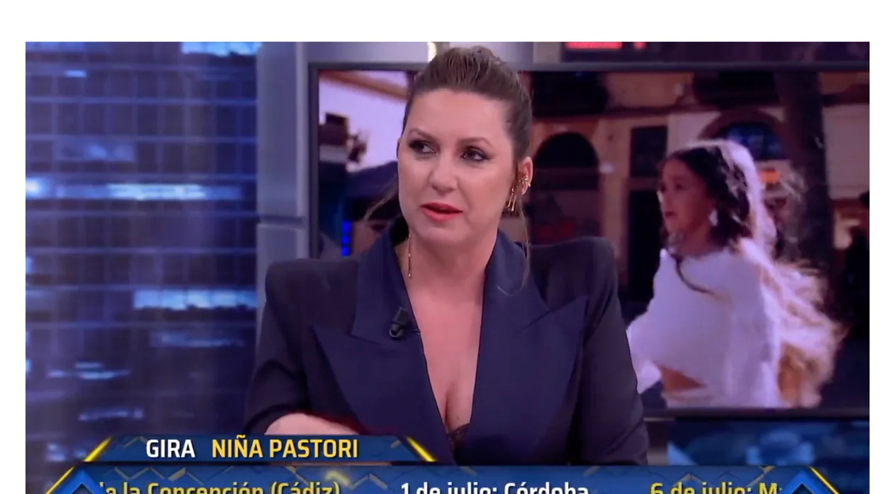 Niña Pastori presentando su disco en 'El Hormiguero'