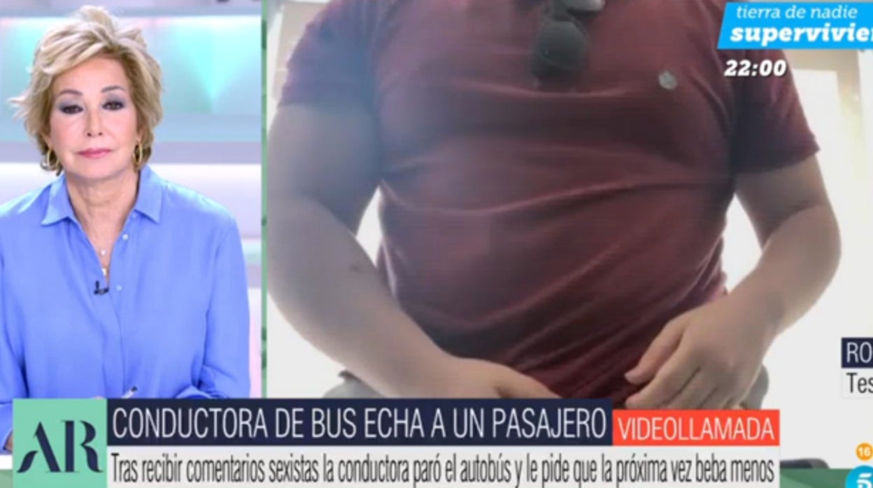 Ana Rosa Quintana tuvo que cortar una conexión realizada el 25 de abril, al ver cómo el invitado se disponía a mostrar su pene.