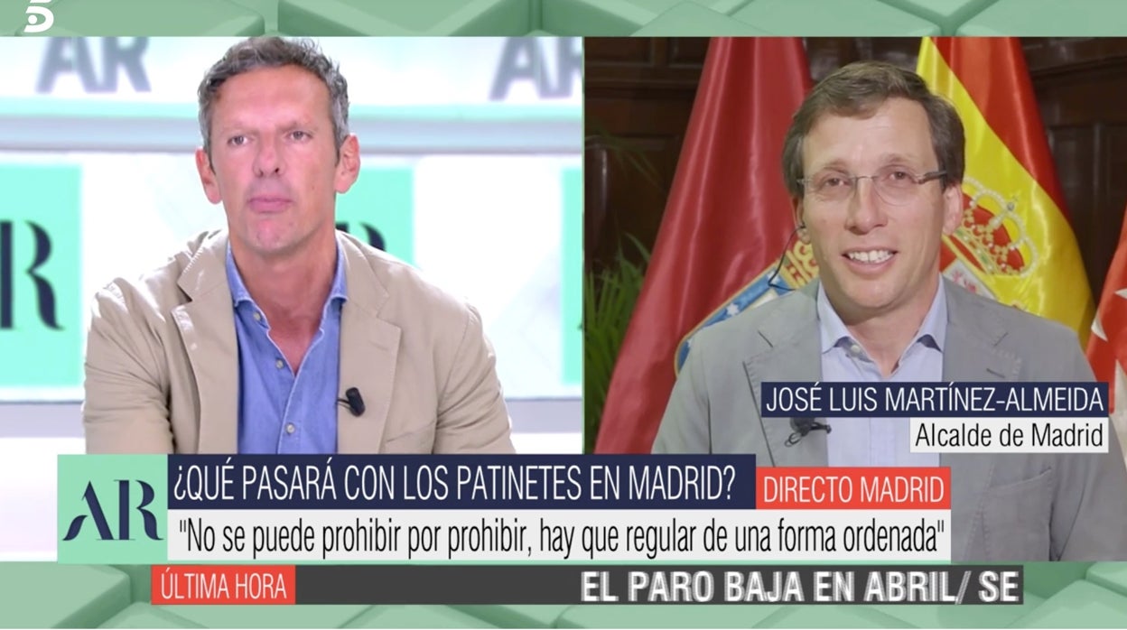 Joaquín Prat se ha atrevido a hacerle una petición al alcalde de Madrid en 'El programa de Ana Rosa'