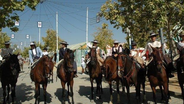 Una imagen de archivo de la última feria de Los Palacios