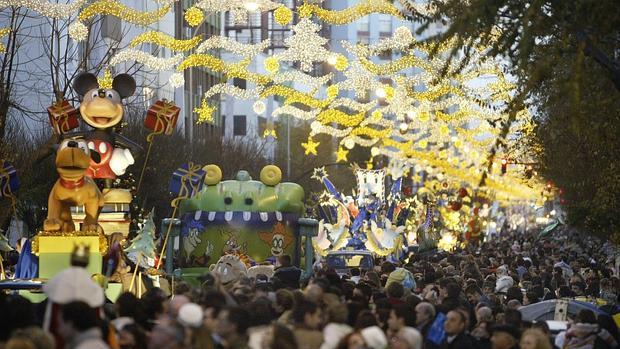 La Cabalgata, a su paso por la Avenida