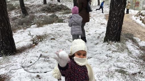 La primera nevada del invierno llega a la Sierra de Cádiz