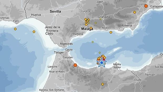 Nuevo terremoto en el Mar de Alborán