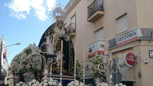 Virgen de las Angustias de Oración en el Huerto (Chiclana)