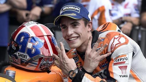 Márquez ya calienta motores para el Gran Premio de Jerez