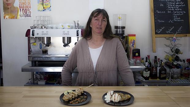 Verónica Heuman, en su restaurante de Umbrete