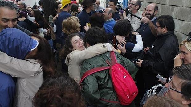 Los alumnos de Afanas regresan a Cádiz tras concluir el Camino de Santiago