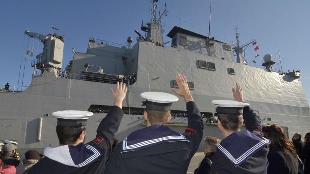 Dos buques de la Armada se podrán visitar este miércoles y jueves en Cádiz