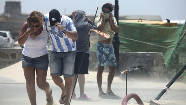 Alerta amarilla por levante en la provincia de Cádiz