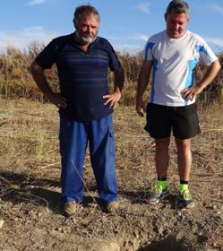 Los restos hallados en Castilleja del Campo pertenecen a una antigua canalización de época aún por determinar