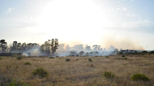 Arden los polvorines de Fadricas en San Fernando