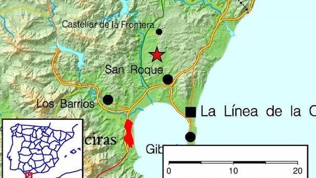 Un terremoto de 3,5 grados se deja sentir en San Roque y Algeciras