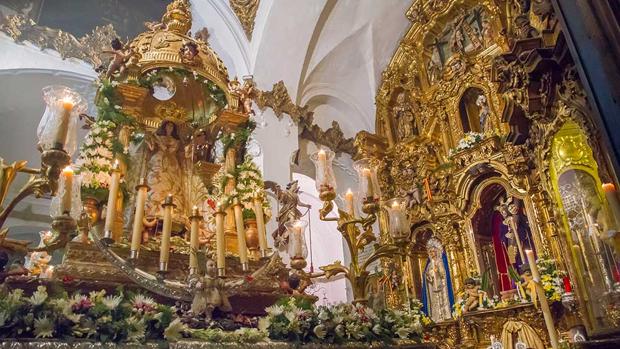 El Nazareno y la Virgen de la Palma viven un momento histórico en Santa María