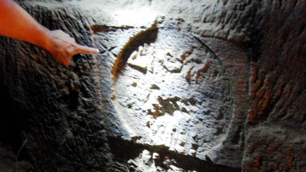 La inscripción árabe que aparece en las entrañas de la cueva está por descifrar