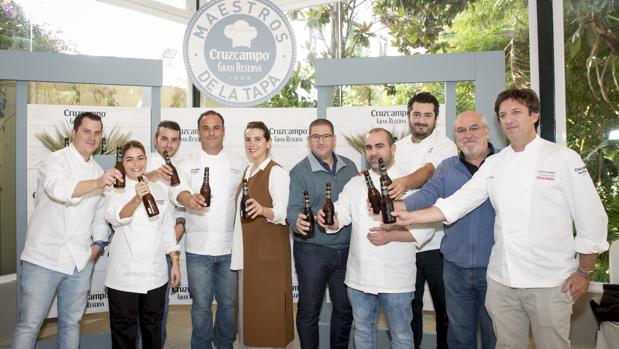 Un gaditano, finalista en el concurso 'Maestros de la Tapa Cruzcampo Gran Reserva' de Málaga