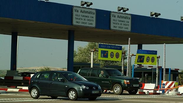 Puesto de peaje en la autopista entre Cádiz y Sevilla.