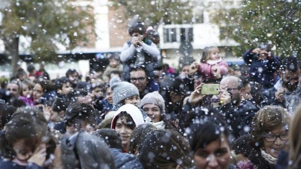 81 años después volvió a 'nevar' en Cádiz