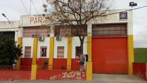 Estado actual del parque de bomberos de Morón