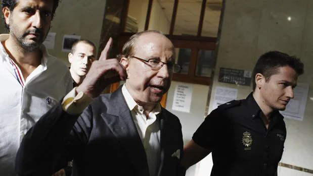 José María Ruiz Mateos, al entrar en los Juzgados en una imagen de 2012.