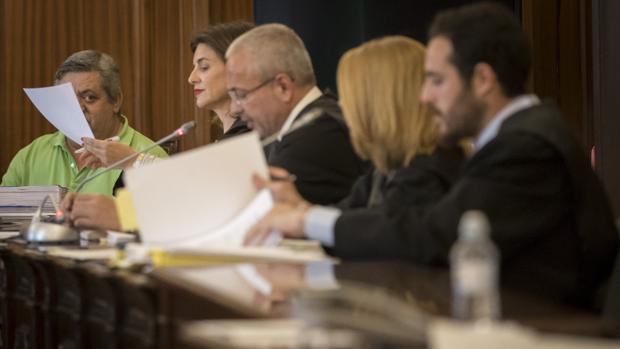 Mario, en el momento de su declaración este martes en el juicio que se celebra en la Audiencia