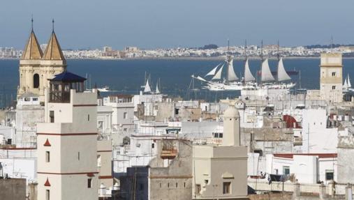 Vistas de Cádiz desde la Torre del Reloj de la Catedral